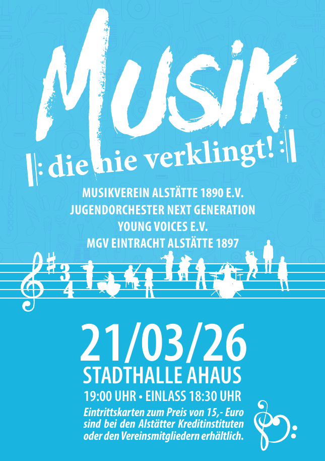 Plakat Musik die nie verklingt 2026
